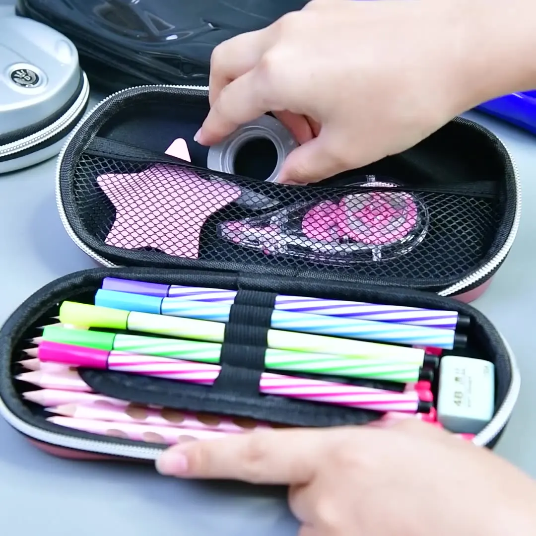 F1-estuche de lápices de coche carreras para adolescentes, estuche de EVA, bolsa de lápices dibujos animados, suministros de papelería escolar - AliExpress