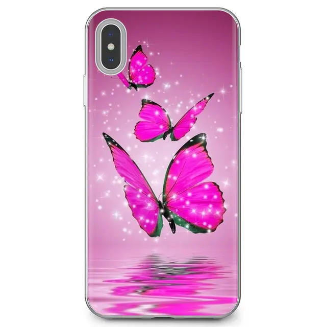 Butterfly Wallpaper Background For Iphone 11 Pro 4 4s 5 5s Se 5c 6 6s 7 8 X 10 Xr Xs Plus Max For Ipod Touch Silicone Shell Case ハーフラップケース Aliexpress