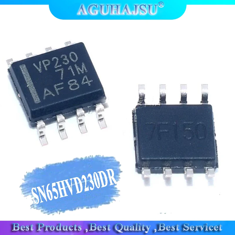 10 шт. SN65HVD230DR SOP-8 SN65HVD230 SOP8 VP230 SOP новый оригинал | Электронные компоненты и