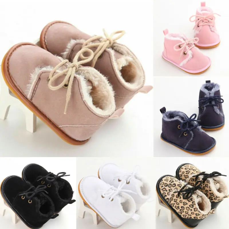 Pudcoco Toddler Baby Girl Shoes Soft Crib Sole Shoes Newborn Kid Babe
Autumn Winter Snow Boot