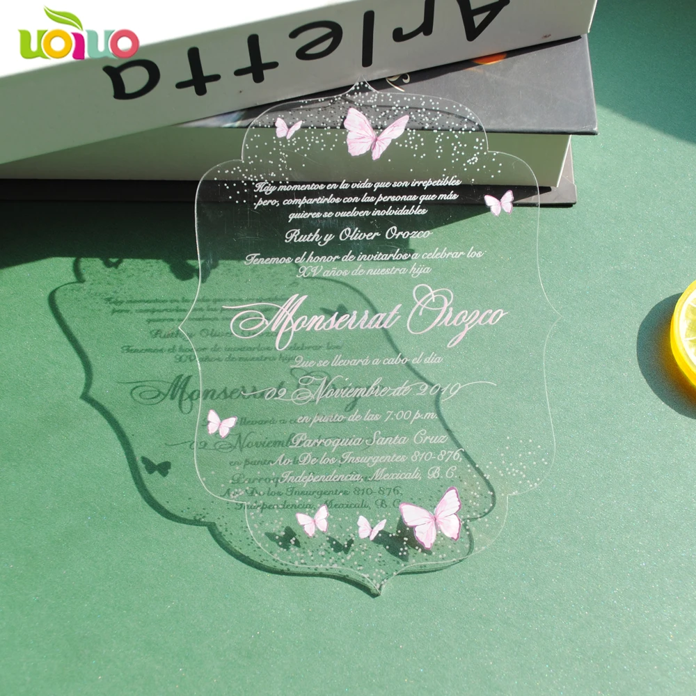 acrylic invitation printing