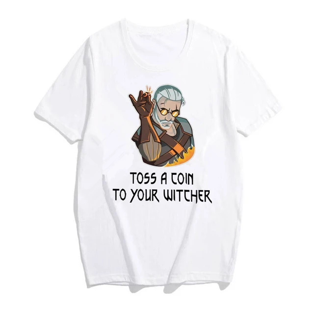 Witcher Shirt Funny Graphic Tee Cool 