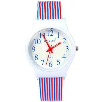 

Fashion Women Colored Ribbon Watch Willis New Design Dress Water Resistant Watch Quartz ladies Leisure Plastic Watch PENGNATATE