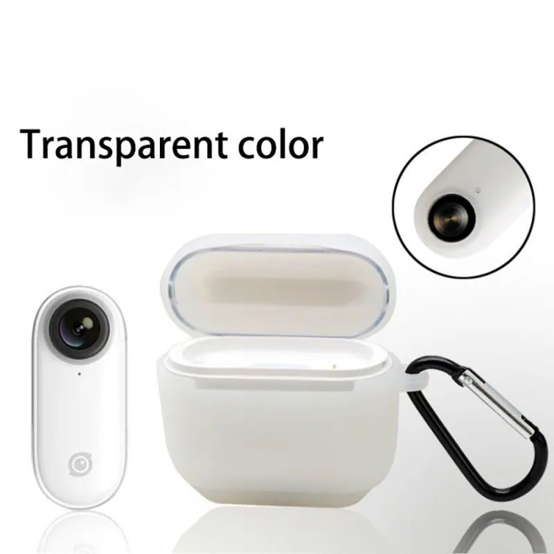 as picture Для Insta360 GO Thumb Anti-shake камера интеллектуальная Спортивная камера AI цифровая зарядка коробка силиконовый защитный чехол - Цвет: as picture