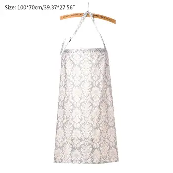

Breastfeeding Nursing Cover Breathable and Soft Full Coverage Feeding Baby Apron