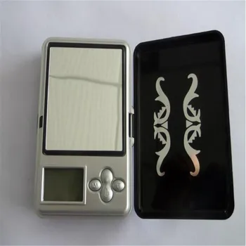 

Gold scale with mirror 500 / 0.1 Mini carat pocket scale