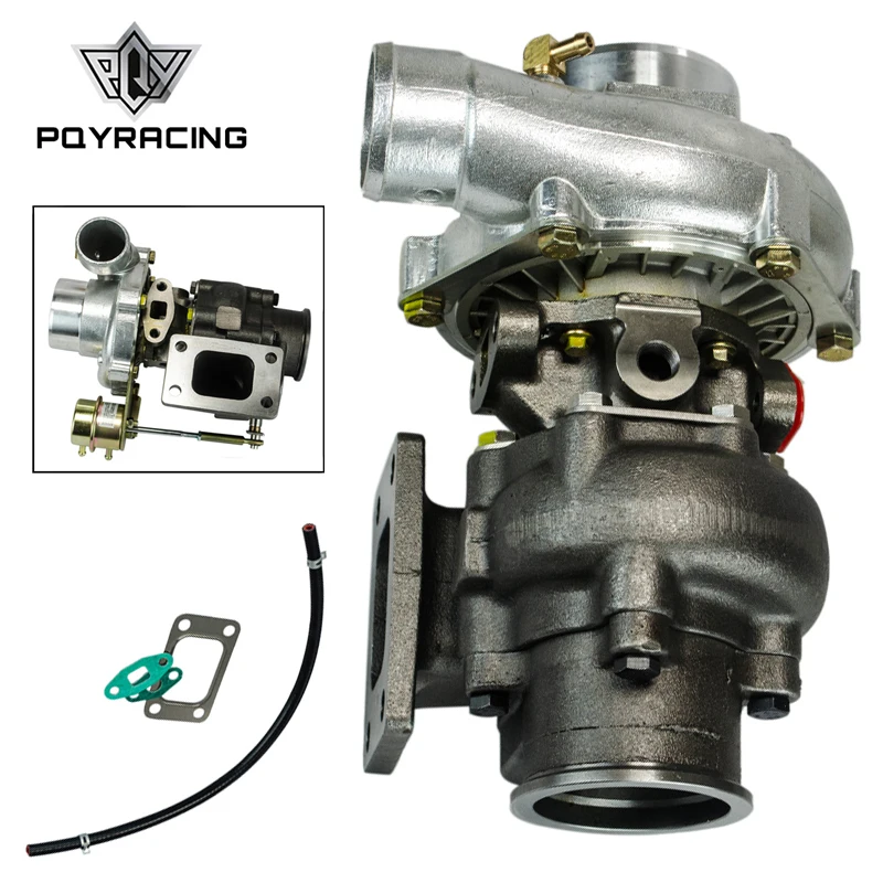 Turbocompressore T3/T4 Wastegate Interna A/R:.60 Freddo,.63 Calda T3 Flangia "V" Band Pqy-Turbo39