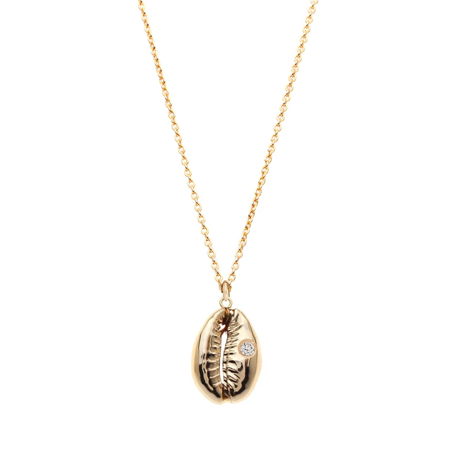 necklace 4 Богемное Бохо хрустальное ожерелье с раковинами женское ожерелье с раковинами кулоны - Окраска металла: necklace 4