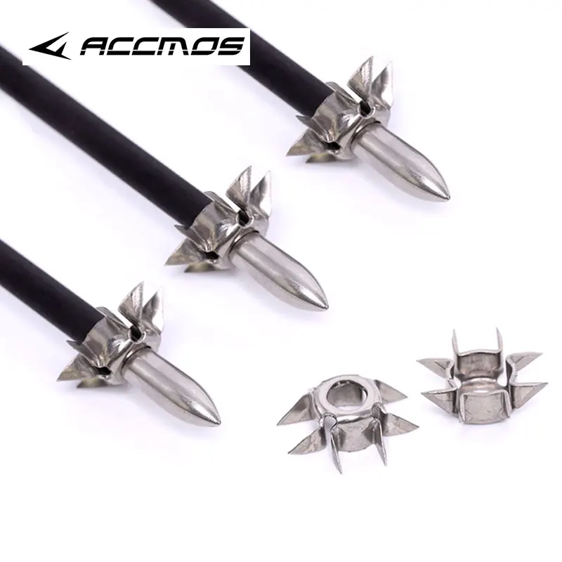 12pcs ID 6.2mm Target Points Arrowhead Broadhead Judo Arrow Points 8