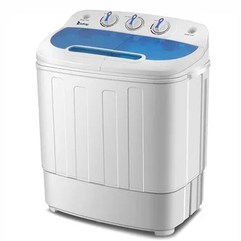 

Semi-automatic 10.4/13LBS Twin Tube Washing Machine Electric Portable Household Compact Twin Tub Washing Machine US Warehouse
