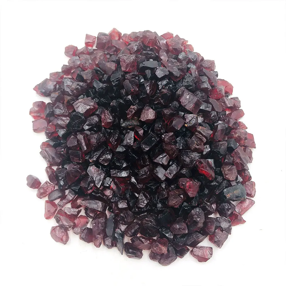 50g Lot Natural Raw Garnet Chip Gravel Rough Quartz Crystal Stone Rock Mineral Specimen Healing Reiki Room Home Decor Aquarium