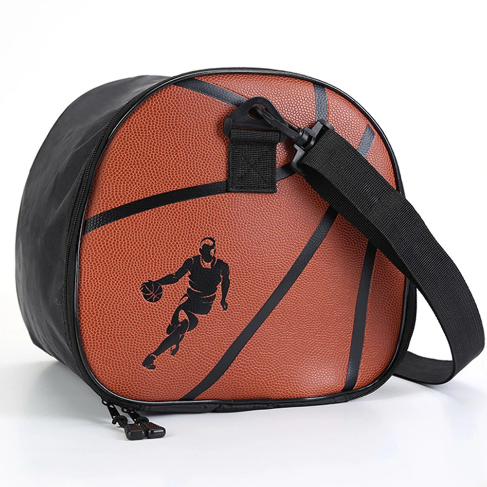 Черный Аксессуары из искусственной кожи для фитнеса, футбола, волейбола, упражнений, спорта, баскетбола, одного плеча, для хранения на открытом воздухе, съемный ремень - Цвет: Черный