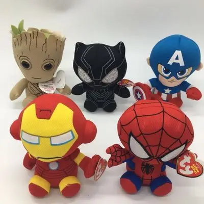 

DC Marvel plush toys avengers superhero plush dolls Captain America Ironman Iron man Spiderman Hulk soft stuffed toy spider man