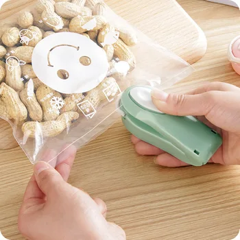 

Portable Bag Clips Handheld Mini Electric Heat Sealing Machine Impulse Sealer Seal Packing Plastic Bag Clip Food Sealer