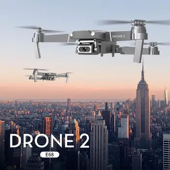 

2020 NEW E68 Drone HD wide angle 4K WIFI 1080P FPV Drones video live Recording Quadcopter Height To maintain Drone Camera Toys
