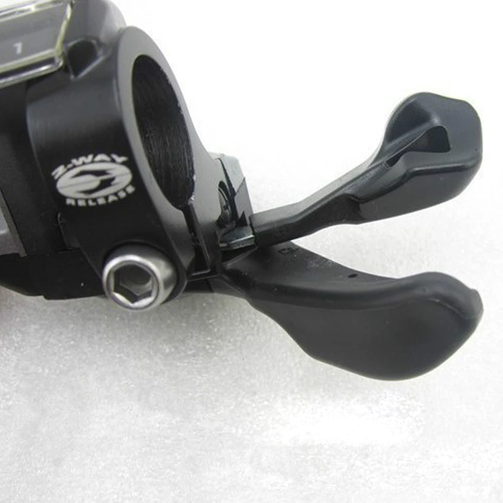 

Aluminum Alloy Principal Part Resin Outshell Bike Speeds Shifter Trigger Set Left 3-speed Right 9-speed Adjustable