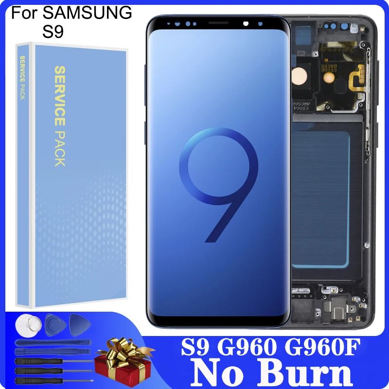 5 8 &quotSuper AMOLED S9 ЖК-дисплей для Samsung Galaxy G960f G960 сенсорный экран преобразователем