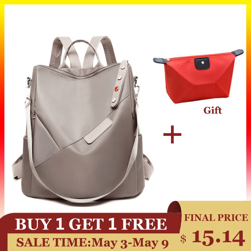 Oxford mujeres mochilas para chica adolescente bolsas de la escuela mochila de mujer de moda impermeable y Anti-robo mujer bolsa chica bolsa