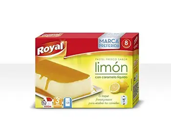 

Royal - Pastel Instantaneo Sabor Limon con caramelo liquido, 103 g - [Pack de 12]