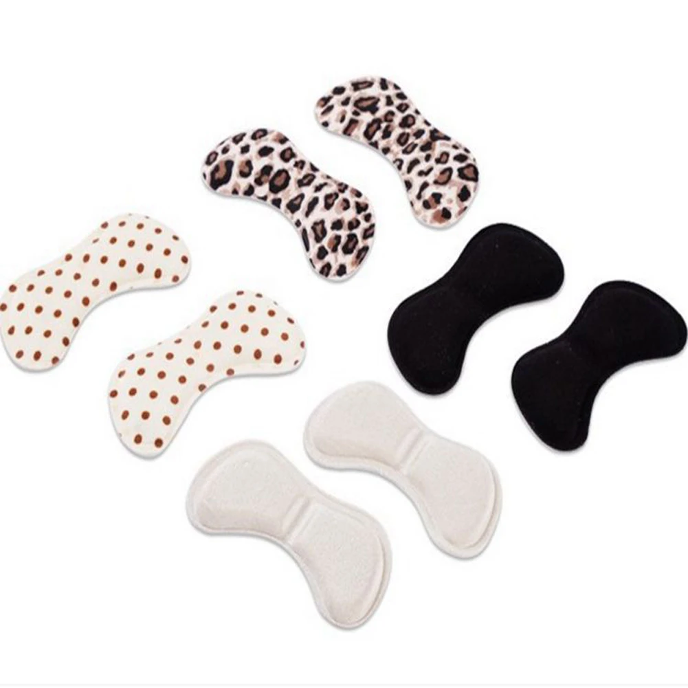 Heel stickers 4D Soft memory foam Foot Care Tool New Sticky Fabric Shoe Back Heel Inserts Insoles Pads Cushion Liner Grip Pad