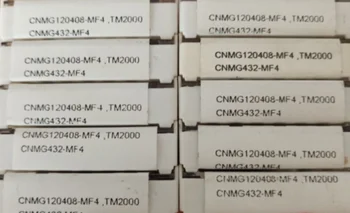 

10PCS CARBIDE INSERT CNMG120408-MF4 TM2000