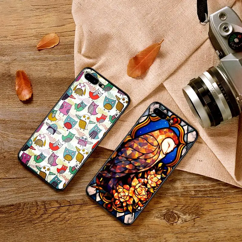 Чехол для телефона с изображением животных Совы из мягкого силикона узором iPhone XR