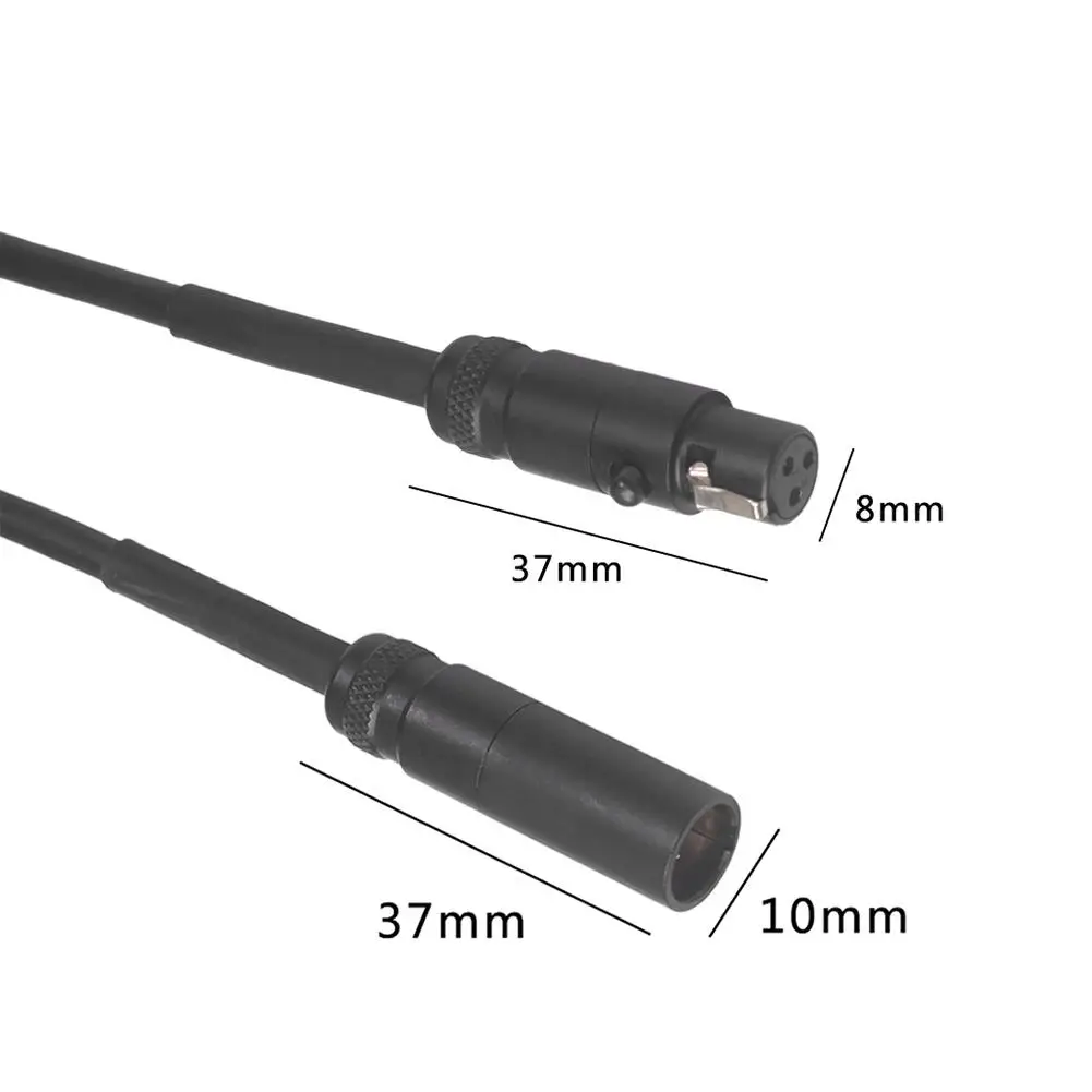 Для различных камер Профессиональная фотография микрофон 3 Pin Mini XLR штекер Женский аудио кабель адаптер для микрофона караоке