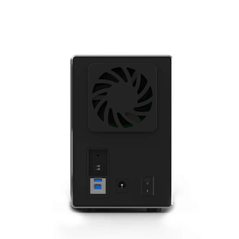 Dual Bay Gabinete Hdd Externo Sata Array Gabinete com Função Raid Usb Disk Array Box 3.5 - Imagem 5