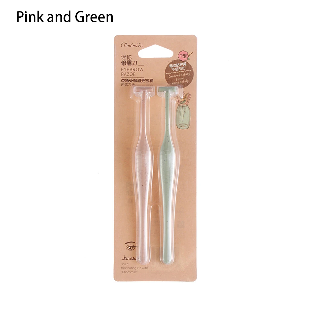 Hot Sale Mini Eyebrow Razor Knife Safe Blade Shaper Shaver Blade Lip Portable Eyebrow Hair Remover Trimmer Face Makeup Tool - Цвет: 1