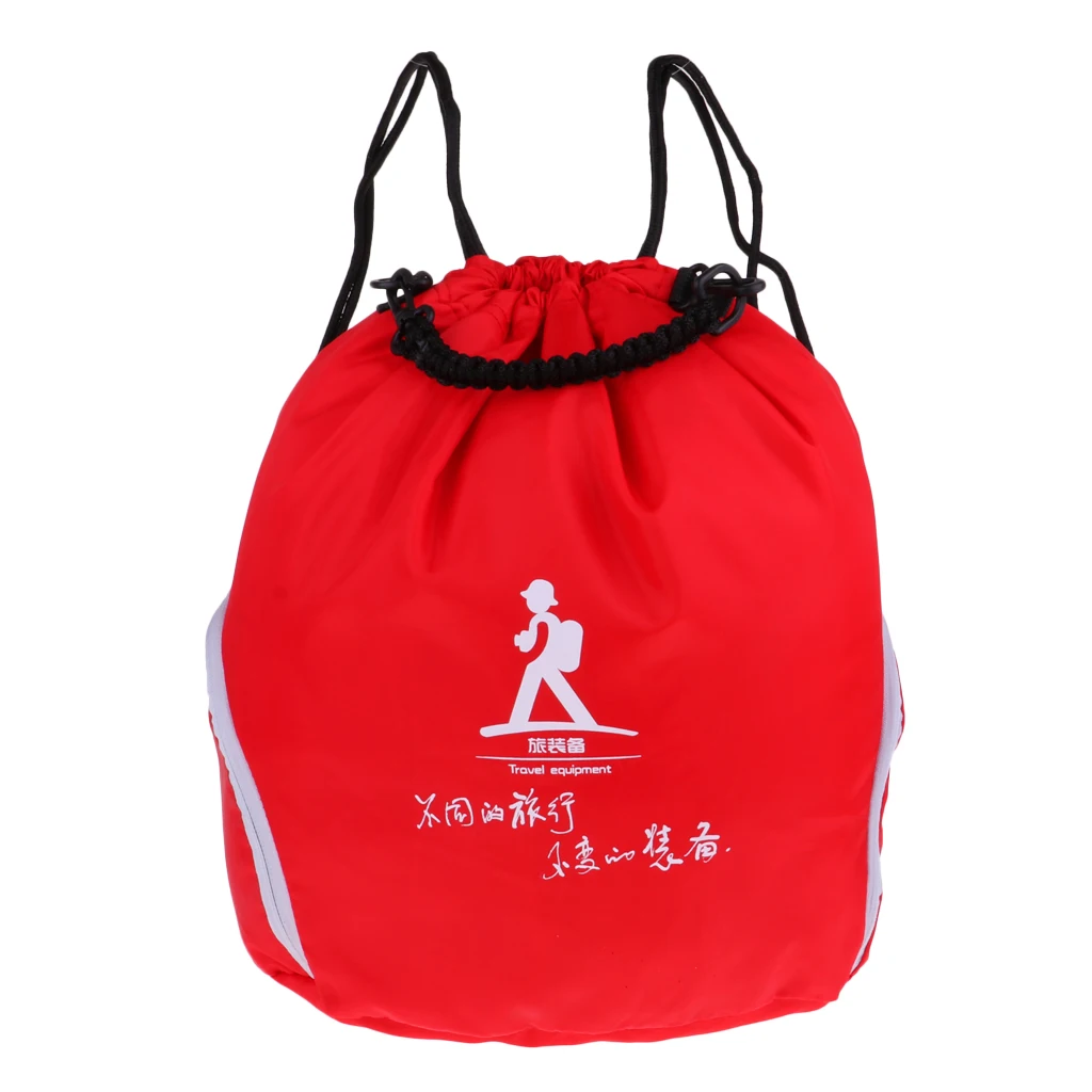 Unisex Bag Drawstring Sack Sport Travel Outdoor Backpack Waterproof Soft Lightweight and Durable Drawstring Backpack