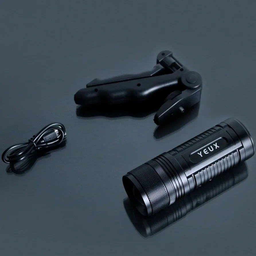 Многофункциональный наружный фонарик Xiaomi YEUX для ночной рыбалки, usb-зарядка, портативный светодиодный фонарь дальнего действия для кемпинга