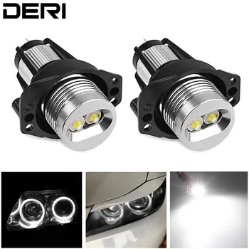 

DERI 2pcs 10W New Arrival LED Angel Eye Lights Dedicated Decoration Fog Light Marker Lights Bulbs Car flashing For BMW E90 E91