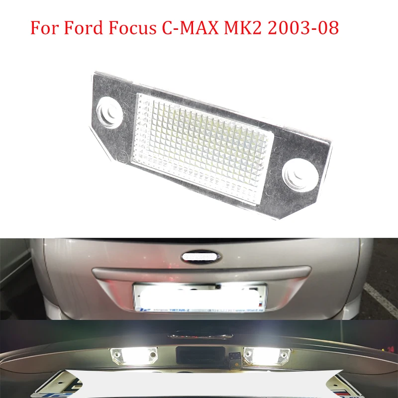 1 шт. 24 светодиода без ошибок светильник номерного знака для Ford Focus C-MAX MK2 2003-08 |