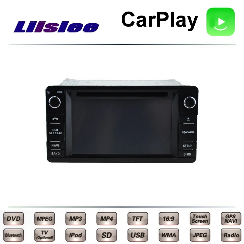 Для Mitsubishi Outlander MK3 2012 ~ 2017 LiisLee Автомобильный мультимедийный ТВ DVD GPS Радио Carplay