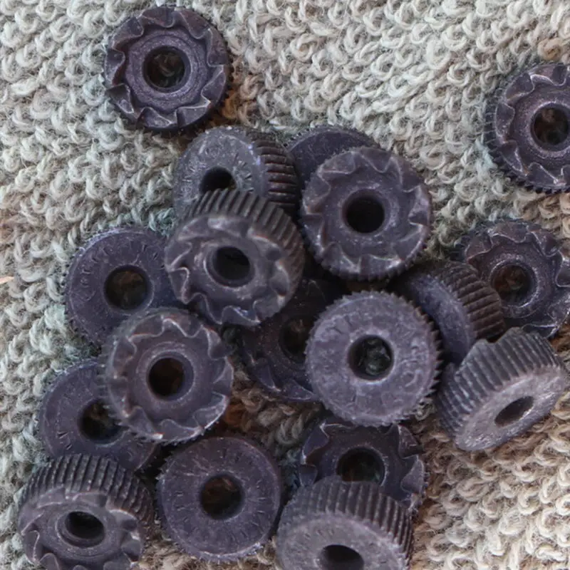 3pcs/Lot 9mm*2.5mm*4mm 9 Claw Steel Wheel Replacement For Vintage Automatic Kerosene Press Lighter Repair Inner Part 5