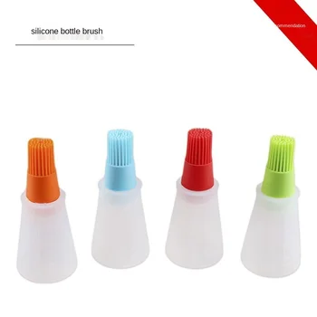 

Baking tool High temperature flat oil bottle brush oil bottle brush flat bottom barbecue oil bottle brush kitchen oil brush.