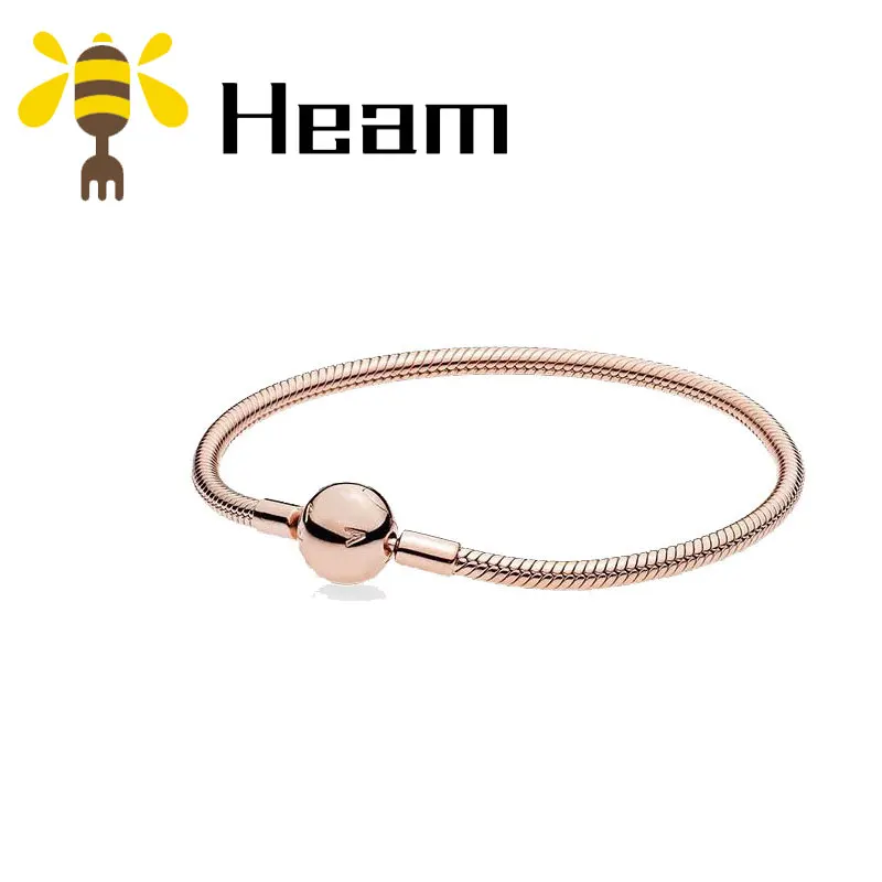 Heam, высокое качество,, Стерлинговое Серебро, 925 пробы, pan, очаровательный браслет для женщин, модный, элегантный, роскошный, сделай сам, аутентичное ювелирное изделие - Окраска металла: style 5