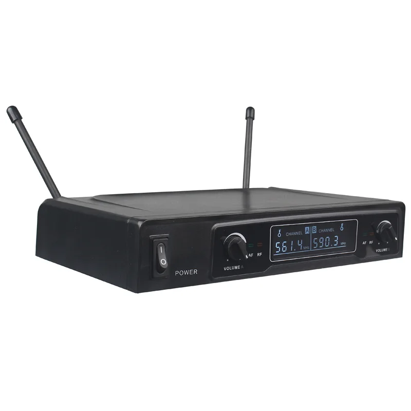 FB-U10 двухсторонний цифровой UHF беспроводной микрофон с 2 металлическими ручками R25 EU Plug