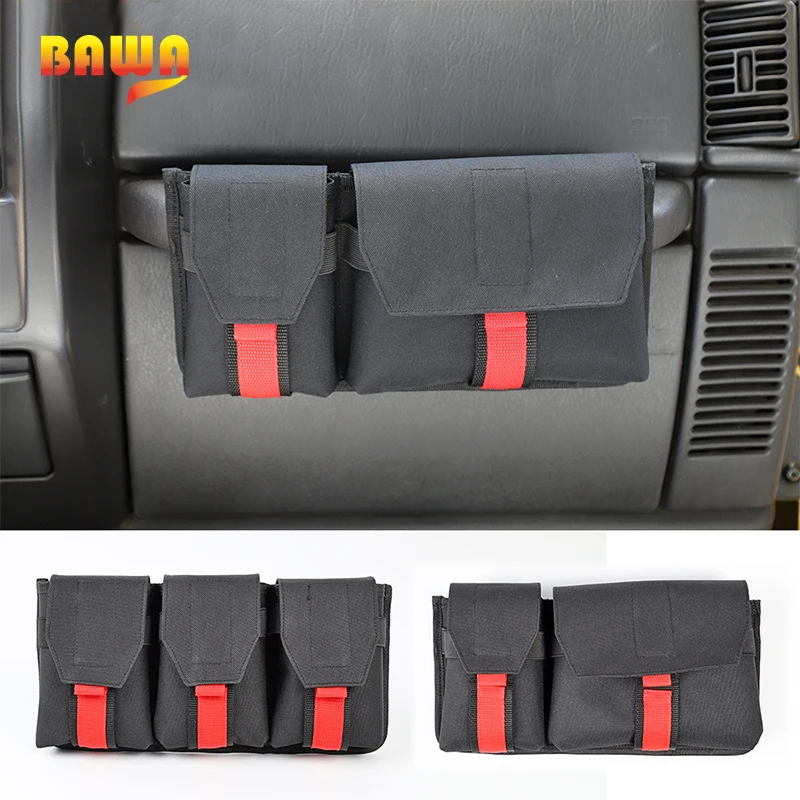 

BAWA Stowing Tidying Universial Storage Bag for Jeep Wrangler TJ JK JL 1997+ Car Organizer Trunk