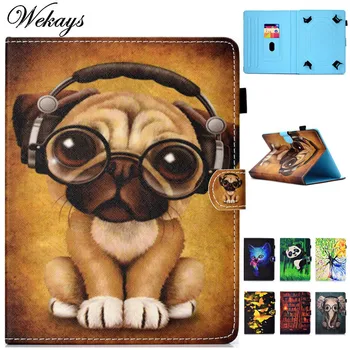 

Wekays Cover 7" Universal PU Leather Stand Protector Cover Case For Samsung Amazon 7.0 inch tablet Cute Cartoon Protective Shell