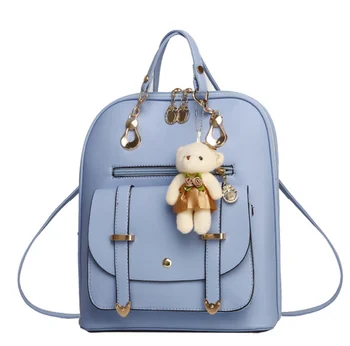 

pu2020 new casual backpack large capacity lightweight wear-resistant waterproof backpack fashion trend wild girl backpack