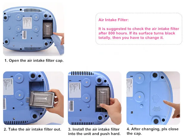 Medical 3M Air Intake Filter Oxygen Concentrator Oxygen Generator Filter 99.999% Bacteria Air