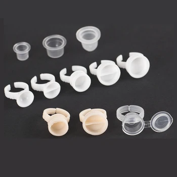 

Professional Microbalding Kit Plastic Tattoo Ink Cup Cap Pigment Clear Holder Container Microblading Ink Cups Tattoo Supplies