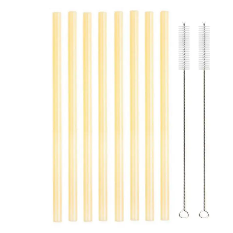 8pcs Gold Straight