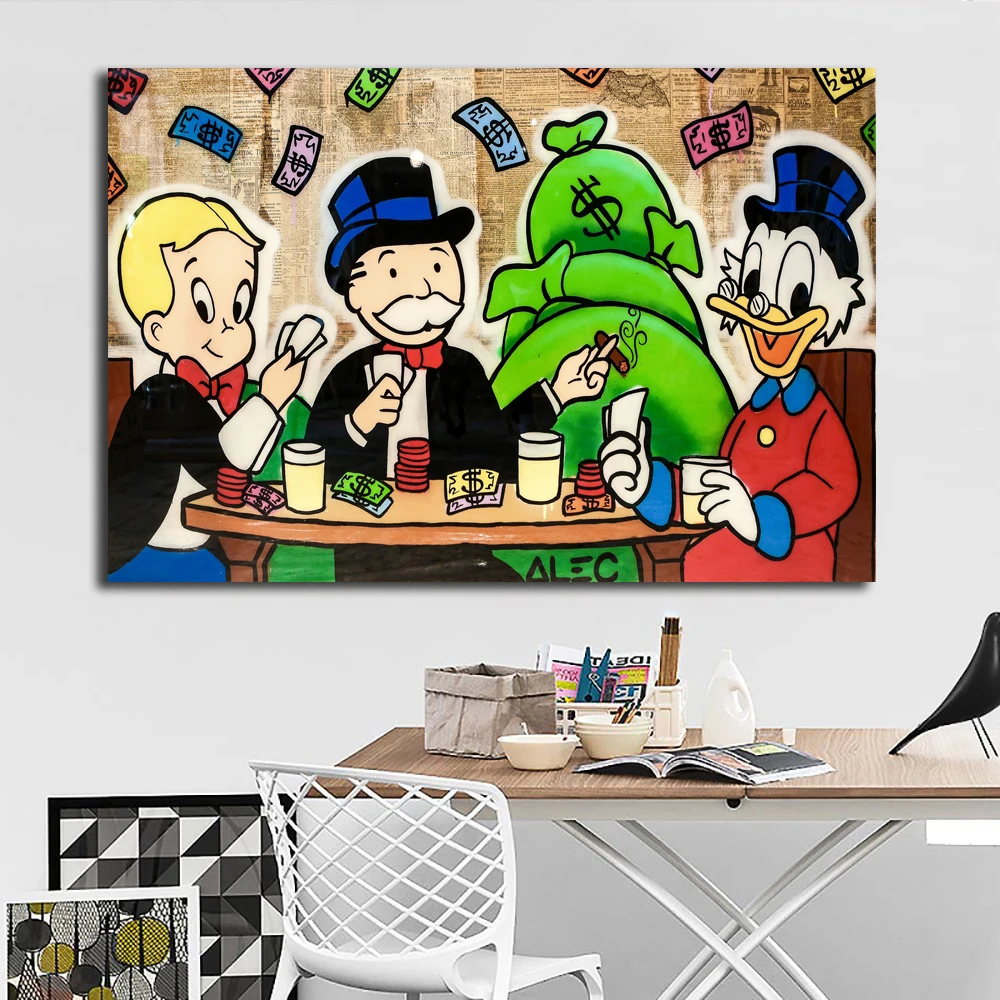 

Playing Cards Alec Monopolyingly Canvas Prints Picture Modular Paintings For Living Room Poster On The Wall Home Decor