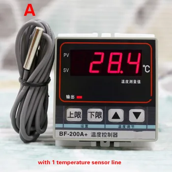

Digital Thermostat Temperature Controller Regulator Heating Cooling Control Instruments LED Display solar temperature controller