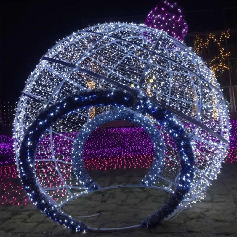 100 м 600LED свет шнура Свадебная Новогодняя вечеринка декоративная лампа с евро вилкой красочная