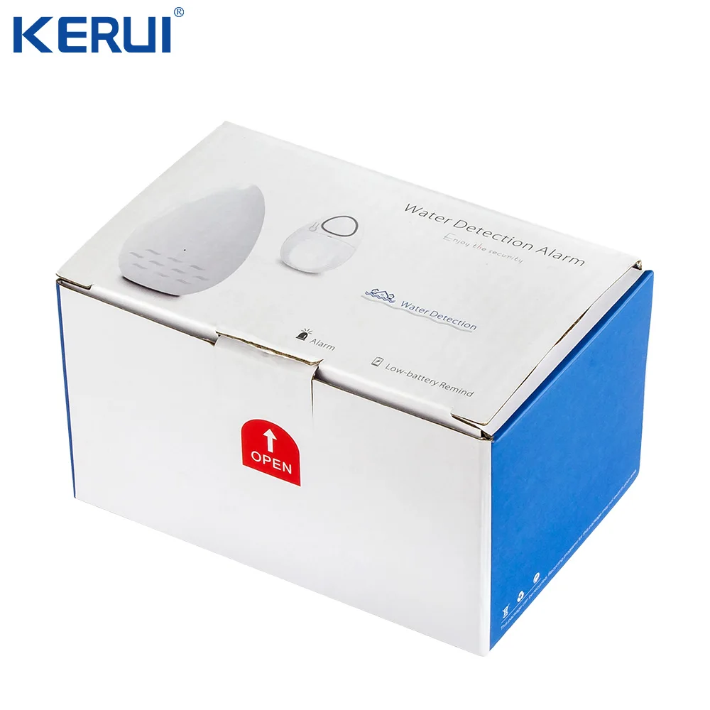 KERUI WD51 120 дБ датчик утечки воды сигнализация электронный детектор для дома Wi Fi Gsm