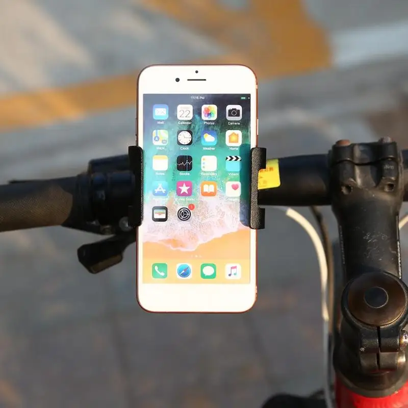  Heißer Verkauf Telefon Halter Delicate Design Aluminium Legierung 360 Grad Rotation Fahrrad Telefon