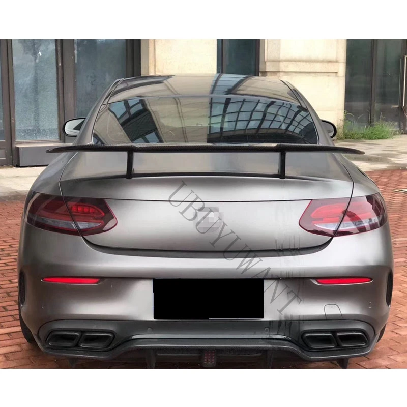 Спойлер из углеродного волокна для Mercedes Benz C class C180 C250 W205 2 двери купе- внешний задний багажник багажника крыло